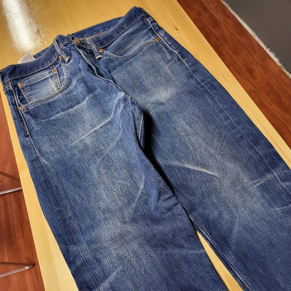 Levi's 501CT Button Fly Tapered Jeans 32x30 (32x27) - Picture 8 of 12